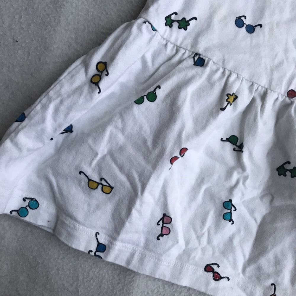 Hanna Andersson cute girl sunglasses dress 2T - Picture 2 of 5